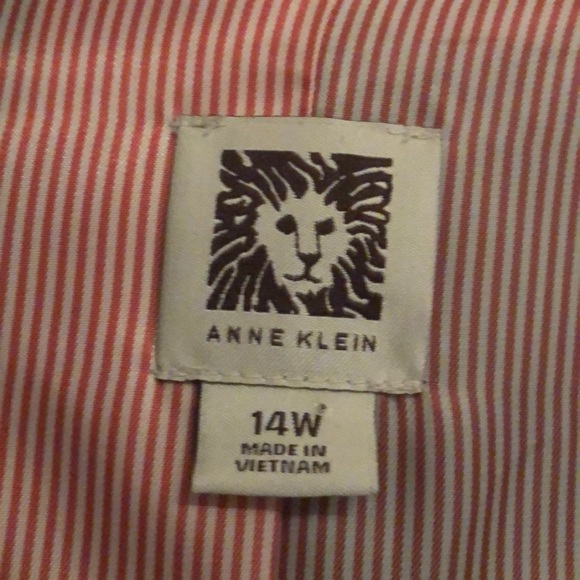 Anne Klein dark navy 14w women’s blazer - Picture 2 of 5